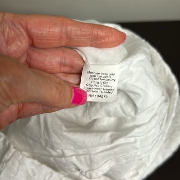 Vineyard Vines Eyelet Lace Skirt White Side Zip Fully Lined Sz 2 - Picture 6 of 8